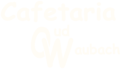Het logo van Cafetaria Oud Waubach Landgraaf